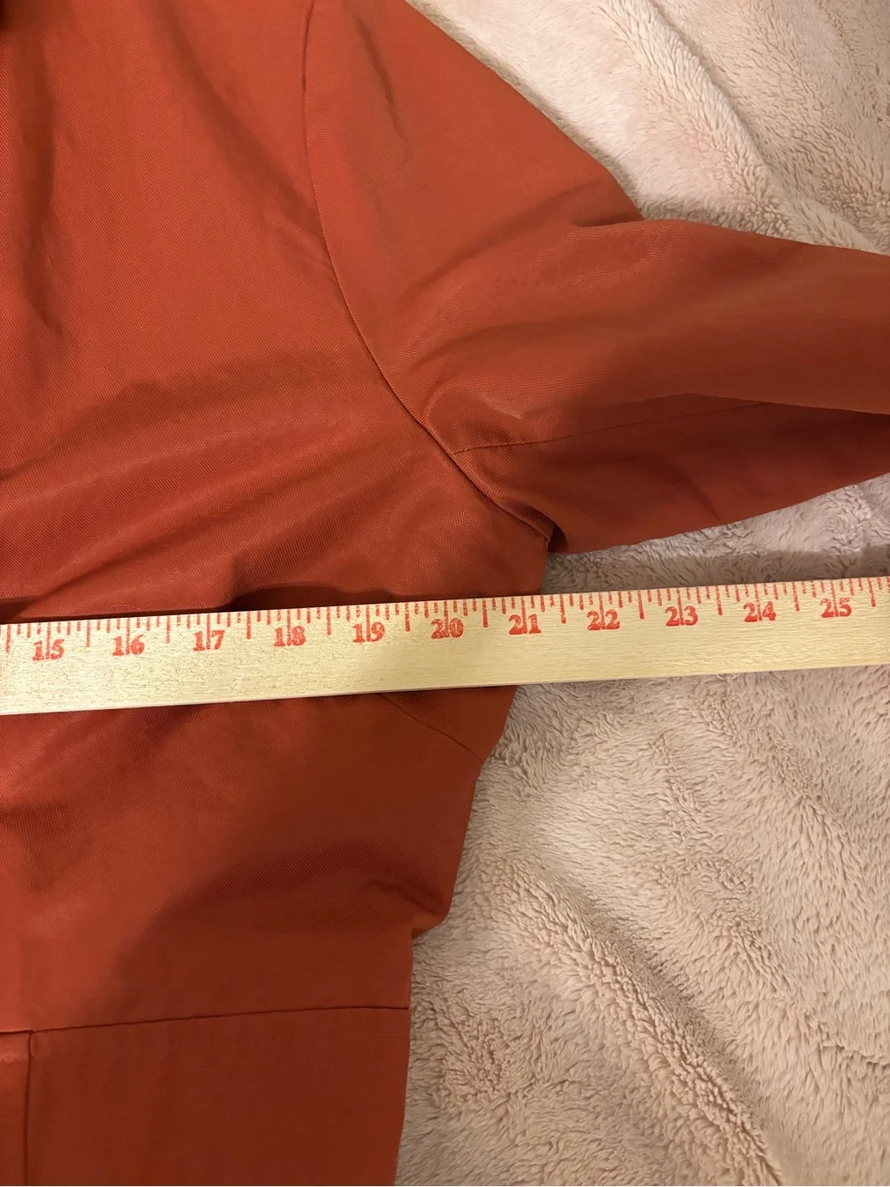 J. Jill XLP Petite Rust Belted Lightweight Trench Coat Cotton Blend